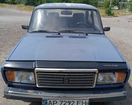 Синий ВАЗ 2107, объемом двигателя 1.5 л и пробегом 153 тыс. км за 601 $, фото 1 на Automoto.ua