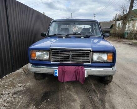 Синий ВАЗ 2107, объемом двигателя 1.5 л и пробегом 86 тыс. км за 581 $, фото 1 на Automoto.ua