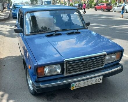 Синий ВАЗ 2107, объемом двигателя 1.5 л и пробегом 100 тыс. км за 604 $, фото 1 на Automoto.ua
