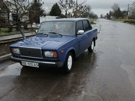 Синій ВАЗ 2107, об'ємом двигуна 1.5 л та пробігом 65 тис. км за 1100 $, фото 1 на Automoto.ua