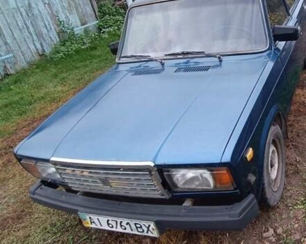 Синій ВАЗ 2107, об'ємом двигуна 1.45 л та пробігом 66 тис. км за 1000 $, фото 1 на Automoto.ua