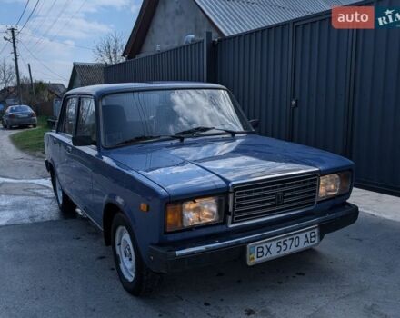 Синий ВАЗ 2107, объемом двигателя 1.45 л и пробегом 120 тыс. км за 1150 $, фото 1 на Automoto.ua