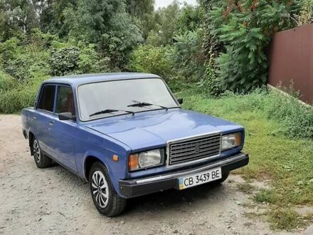 Синий ВАЗ 2107, объемом двигателя 1.45 л и пробегом 64 тыс. км за 1300 $, фото 1 на Automoto.ua