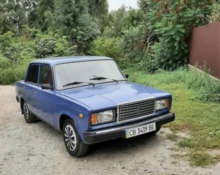 Синий ВАЗ 2107, объемом двигателя 1.45 л и пробегом 64 тыс. км за 1300 $, фото 1 на Automoto.ua