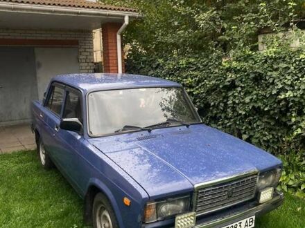 Синий ВАЗ 2107, объемом двигателя 1.5 л и пробегом 60 тыс. км за 1800 $, фото 1 на Automoto.ua