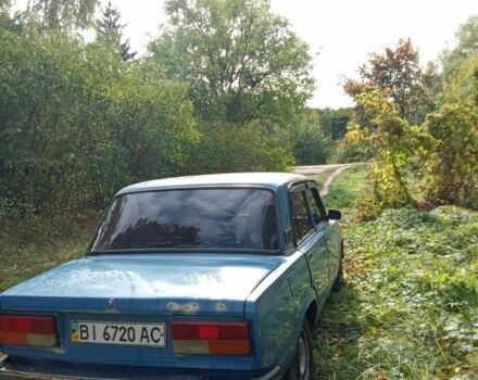 Синий ВАЗ 2107, объемом двигателя 1.5 л и пробегом 700 тыс. км за 364 $, фото 1 на Automoto.ua