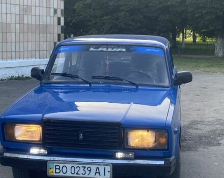 Синий ВАЗ 2107, объемом двигателя 1.5 л и пробегом 99 тыс. км за 1250 $, фото 1 на Automoto.ua