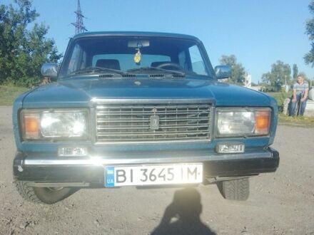 Синий ВАЗ 2107, объемом двигателя 1.5 л и пробегом 110 тыс. км за 1350 $, фото 1 на Automoto.ua