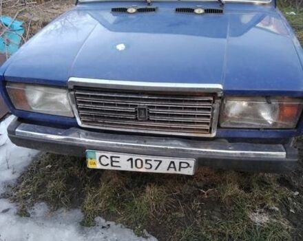 Синий ВАЗ 2107, объемом двигателя 1.5 л и пробегом 230 тыс. км за 750 $, фото 1 на Automoto.ua