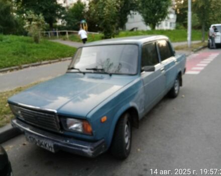 Синий ВАЗ 2107, объемом двигателя 1.5 л и пробегом 54 тыс. км за 595 $, фото 1 на Automoto.ua
