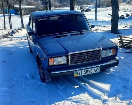 Синий ВАЗ 2107, объемом двигателя 1.6 л и пробегом 78 тыс. км за 1700 $, фото 1 на Automoto.ua