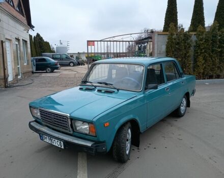Синий ВАЗ 2107, объемом двигателя 1.5 л и пробегом 130 тыс. км за 999 $, фото 1 на Automoto.ua