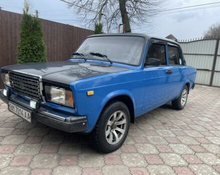 Синий ВАЗ 2107, объемом двигателя 1.7 л и пробегом 100 тыс. км за 1000 $, фото 1 на Automoto.ua