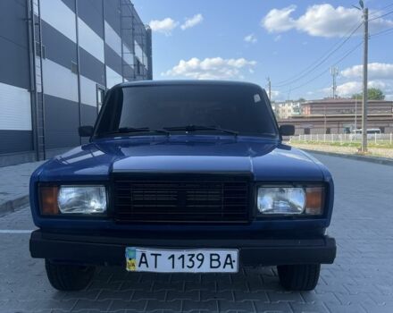 Синий ВАЗ 2107, объемом двигателя 1.5 л и пробегом 75 тыс. км за 1650 $, фото 1 на Automoto.ua