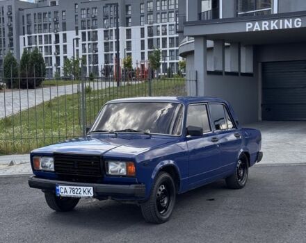 Синий ВАЗ 2107, объемом двигателя 1.5 л и пробегом 200 тыс. км за 1350 $, фото 1 на Automoto.ua
