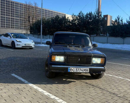 Синий ВАЗ 2107, объемом двигателя 1.45 л и пробегом 34 тыс. км за 2000 $, фото 1 на Automoto.ua