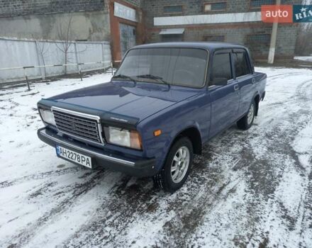 Синий ВАЗ 2107, объемом двигателя 1.45 л и пробегом 127 тыс. км за 1700 $, фото 1 на Automoto.ua