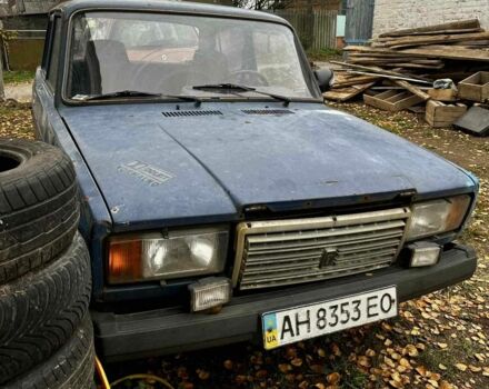 Синий ВАЗ 2107, объемом двигателя 0 л и пробегом 100 тыс. км за 300 $, фото 1 на Automoto.ua
