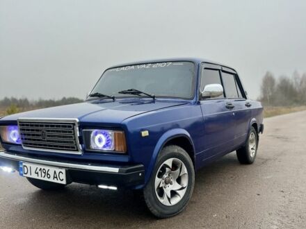 Синий ВАЗ 2107, объемом двигателя 1.5 л и пробегом 204 тыс. км за 1700 $, фото 1 на Automoto.ua