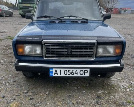 Синий ВАЗ 2107, объемом двигателя 1.5 л и пробегом 76 тыс. км за 1100 $, фото 1 на Automoto.ua