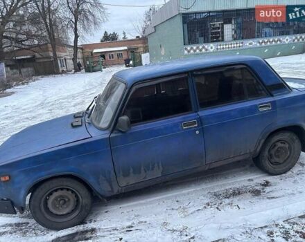 Синій ВАЗ 2107, об'ємом двигуна 1.5 л та пробігом 100 тис. км за 700 $, фото 1 на Automoto.ua