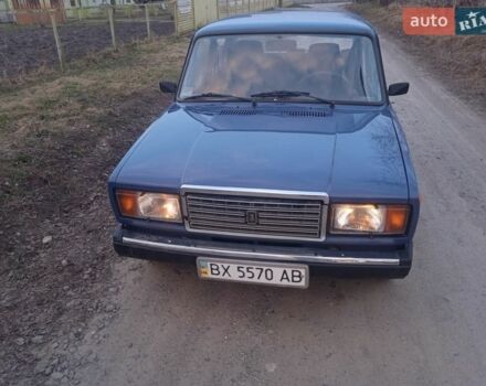 Синій ВАЗ 2107, об'ємом двигуна 1.5 л та пробігом 221 тис. км за 950 $, фото 1 на Automoto.ua