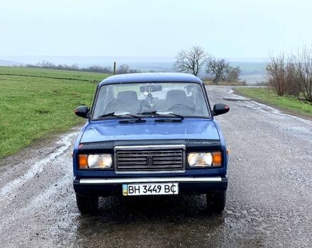 Синий ВАЗ 2107, объемом двигателя 1.5 л и пробегом 123 тыс. км за 900 $, фото 1 на Automoto.ua