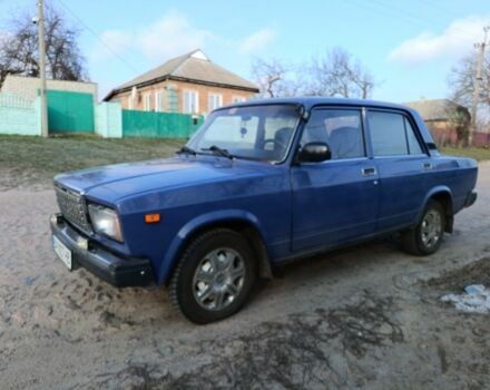 Синий ВАЗ 2107, объемом двигателя 1.5 л и пробегом 125 тыс. км за 1750 $, фото 1 на Automoto.ua