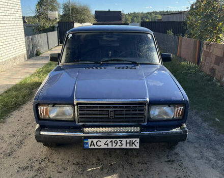 Синий ВАЗ 2107, объемом двигателя 1.5 л и пробегом 160 тыс. км за 1650 $, фото 1 на Automoto.ua