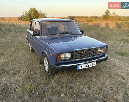 Синий ВАЗ 2107, объемом двигателя 1.5 л и пробегом 112 тыс. км за 1210 $, фото 1 на Automoto.ua
