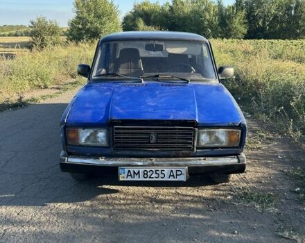 Синий ВАЗ 2107, объемом двигателя 1.5 л и пробегом 100 тыс. км за 336 $, фото 1 на Automoto.ua