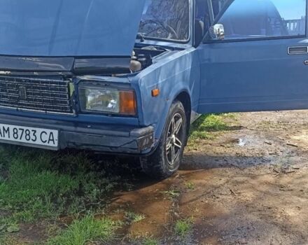 Синий ВАЗ 2107, объемом двигателя 1.5 л и пробегом 1000 тыс. км за 800 $, фото 1 на Automoto.ua