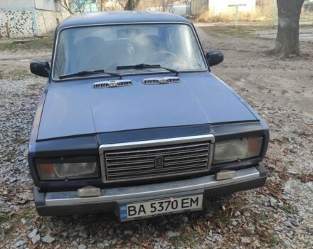Синий ВАЗ 2107, объемом двигателя 1.5 л и пробегом 80 тыс. км за 1200 $, фото 1 на Automoto.ua
