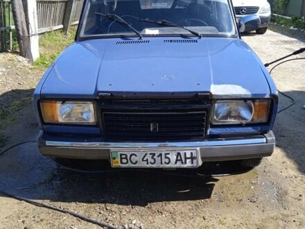 Синий ВАЗ 2107, объемом двигателя 1.5 л и пробегом 138 тыс. км за 800 $, фото 1 на Automoto.ua