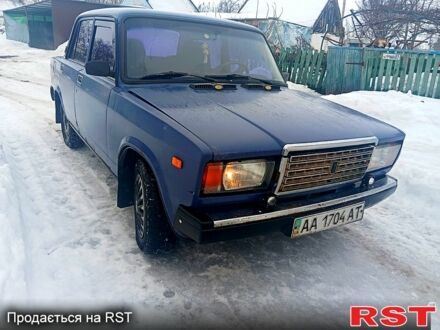 Синий ВАЗ 2107, объемом двигателя 1.5 л и пробегом 56 тыс. км за 600 $, фото 1 на Automoto.ua