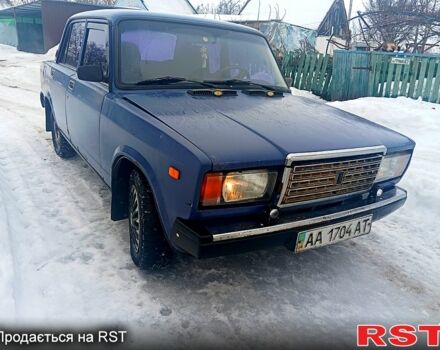 Синий ВАЗ 2107, объемом двигателя 1.5 л и пробегом 56 тыс. км за 600 $, фото 1 на Automoto.ua