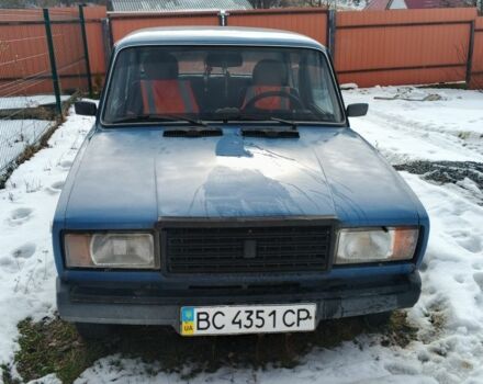 Синий ВАЗ 2107, объемом двигателя 1.5 л и пробегом 352 тыс. км за 348 $, фото 1 на Automoto.ua