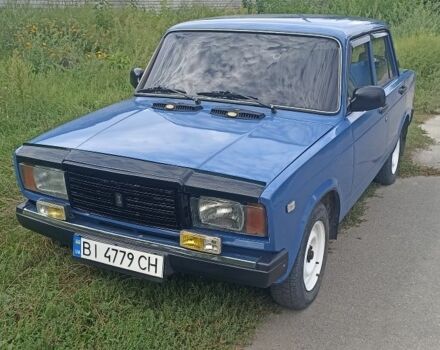 Синій ВАЗ 2107, об'ємом двигуна 1.5 л та пробігом 123 тис. км за 1200 $, фото 1 на Automoto.ua