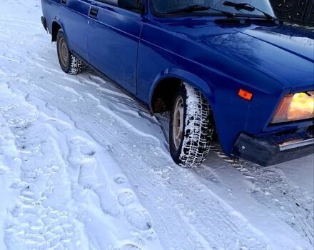 Синий ВАЗ 2107, объемом двигателя 1.5 л и пробегом 89 тыс. км за 1050 $, фото 1 на Automoto.ua