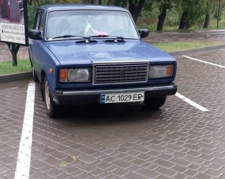 Синий ВАЗ 2107, объемом двигателя 1.5 л и пробегом 95 тыс. км за 1350 $, фото 1 на Automoto.ua