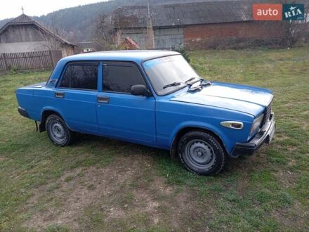 Синий ВАЗ 2107, объемом двигателя 1.5 л и пробегом 548 тыс. км за 1080 $, фото 1 на Automoto.ua