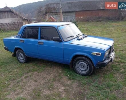 Синий ВАЗ 2107, объемом двигателя 1.5 л и пробегом 548 тыс. км за 1080 $, фото 1 на Automoto.ua