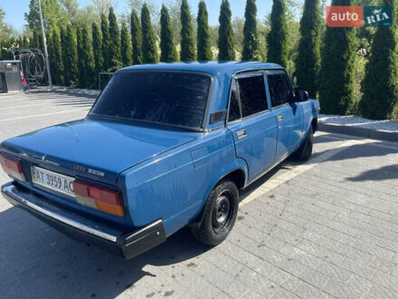 Синий ВАЗ 2107, объемом двигателя 1.5 л и пробегом 78 тыс. км за 1050 $, фото 1 на Automoto.ua