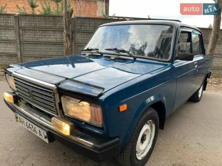 Синій ВАЗ 2107, об'ємом двигуна 1.5 л та пробігом 70 тис. км за 1000 $, фото 1 на Automoto.ua