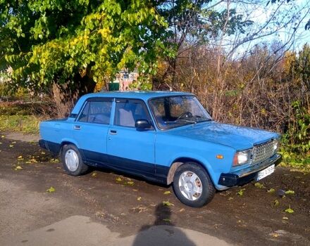Синий ВАЗ 2107, объемом двигателя 1.5 л и пробегом 0 тыс. км за 650 $, фото 1 на Automoto.ua