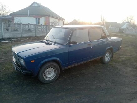 Синій ВАЗ 2107, об'ємом двигуна 1.5 л та пробігом 24 тис. км за 850 $, фото 1 на Automoto.ua