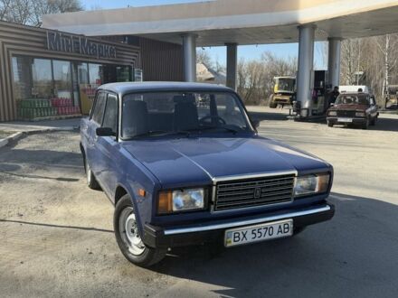 Синий ВАЗ 2107, объемом двигателя 1.5 л и пробегом 22 тыс. км за 1300 $, фото 1 на Automoto.ua