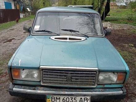 Синий ВАЗ 2107, объемом двигателя 1.45 л и пробегом 160 тыс. км за 750 $, фото 1 на Automoto.ua