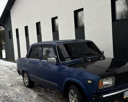 Синий ВАЗ 2107, объемом двигателя 1.5 л и пробегом 122 тыс. км за 1100 $, фото 1 на Automoto.ua