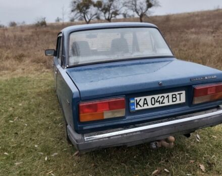 Синий ВАЗ 2107, объемом двигателя 1.5 л и пробегом 100 тыс. км за 1700 $, фото 1 на Automoto.ua